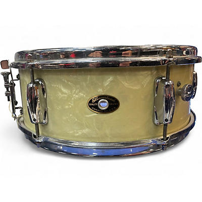 Vintage 1960s Slingerland 14in DELUXE  STUDENT SNARE Olympic Pearl Drum