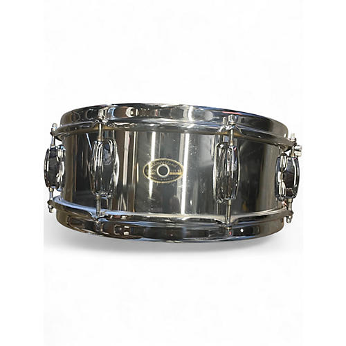 Vintage 1960s Slingerland 14in FESTIVAL SNARE Silver Drum Silver 33