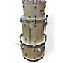 Vintage 1960s Slingerland 3 Piece Bop Silver Sparkle Drum Kit Silver Sparkle