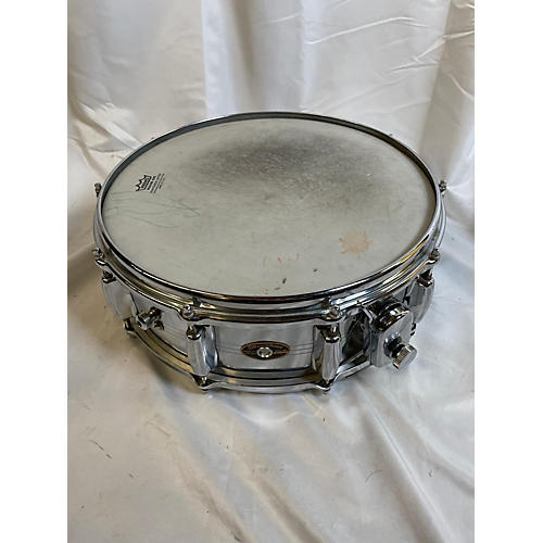 Slingerland Vintage 1960s Slingerland 4.5X14 Radio King Drum Chrome Silver Chrome Silver 5