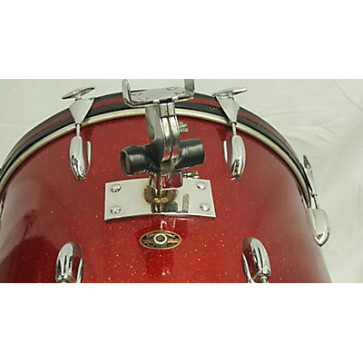 Vintage 1960s Slingerland 5 piece MODERN RED SPARKLE Drum Kit