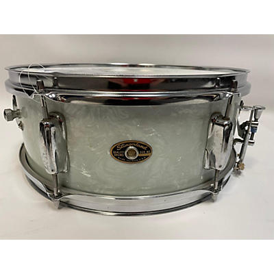 Slingerland Vintage 1960s Slingerland 5.5X14 161 Deluxe Student Snare Drum White Marine Pearl