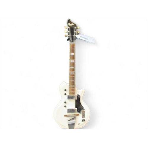 Vintage 1960s Supro Dualtone Martinique White Solid Body Electric Guitar White