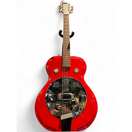 Vintage 1960s Supro FOLKSTAR RED Acoustic Guitar RED