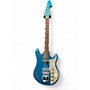 Vintage 1960s Teisco DEL RAY ET-201 Blue Solid Body Electric Guitar Blue