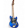 Vintage 1960s Teisco ET-220 Royal Blue Solid Body Electric Guitar Royal Blue