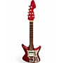 Vintage 1960s Tiesco ET-230 RED Solid Body Electric Guitar RED