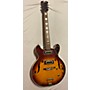 Vintage Univox Vintage 1960s Univox Semi Hollow Archtop Sunburst Hollow Body Electric Guitar Sunburst