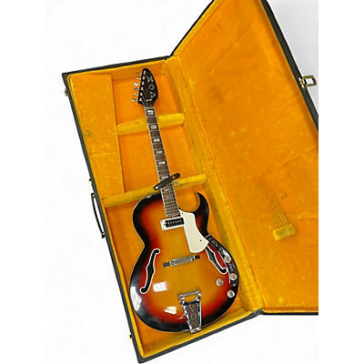 Vintage 1960s VOX Apollo V622 sunburst Hollow Body Electric Guitar