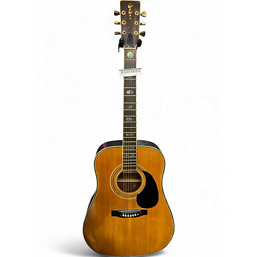 Vintage 1960s Vivi V100 Crimson Red Burst Acoustic Guitar Crimson Red Burst