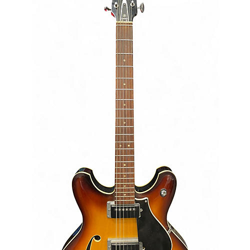 Vintage 1960s Yamaha SA-30T MIJ BURST Hollow Body Electric Guitar BURST
