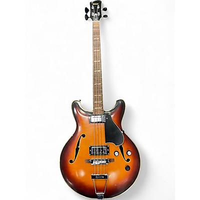 Vintage 1960s Yamaha SA-70 Sunburst Electric Bass Guitar