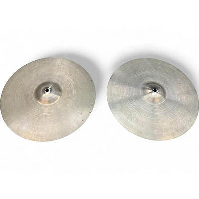 Vintage 1960s Zildjian 14in A Series Hi Hat Pair Cymbal