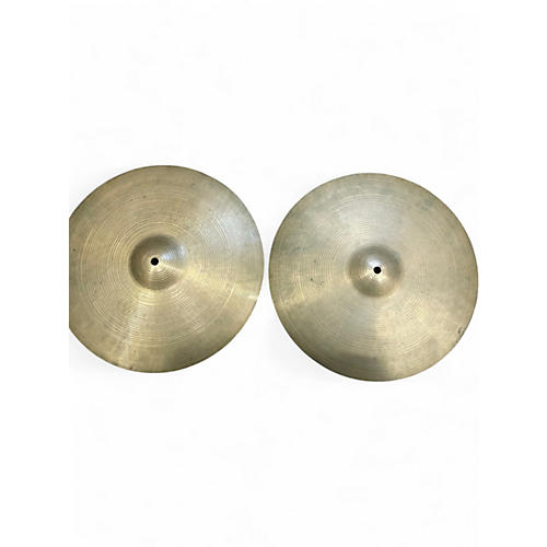 Vintage 1960s Zildjian 15in A Series Hi Hat Pair Cymbal 35
