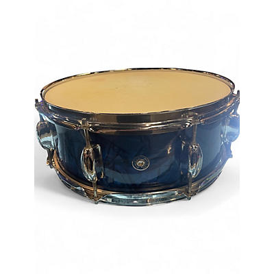 Vintage 1960s Zim-gar 14in Snare Blue Pearl Drum