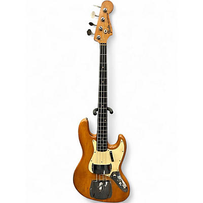 Vintage 1961 Fender 1961 FENDER JAZZ BASS Worn Natural Electric Bass Guitar