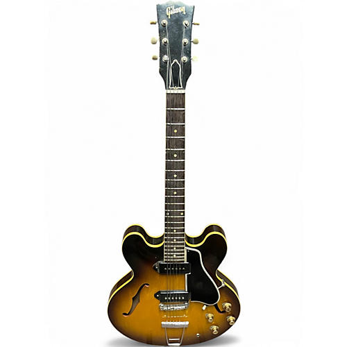 Vintage 1961 Gibson ES330TD Sunburst Solid Body Electric Guitar Sunburst