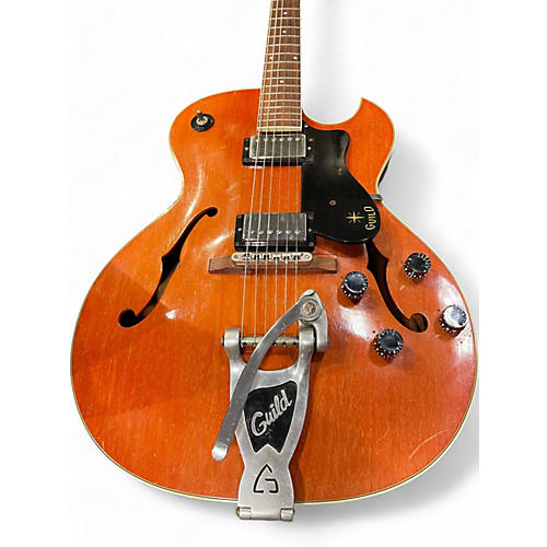 Vintage 1961 Guild Starfire III Natural Hollow Body Electric Guitar Natural