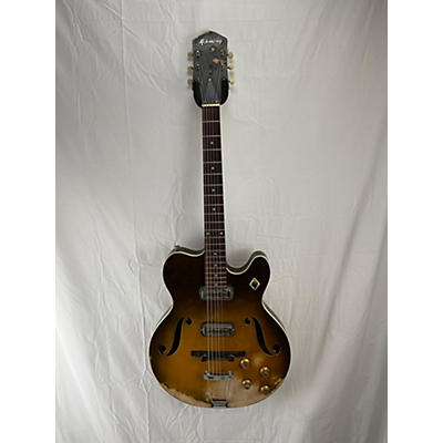 Harmony Vintage 1961 Harmony Meteor Natural Hollow Body Electric Guitar