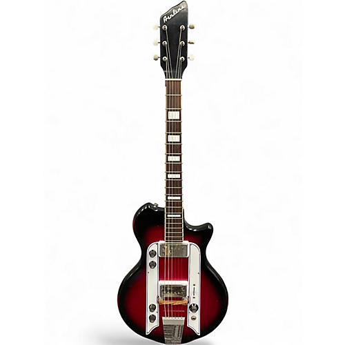 Vintage 1962 Airline Town & Country Redburst Solid Body Electric Guitar Redburst