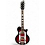 Vintage 1962 Airline Town & Country Redburst Solid Body Electric Guitar Redburst