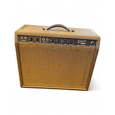 Vintage 1962 Fender 1962 DELUXE BROWN PANEL Tube Guitar Combo Amp