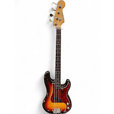 Vintage 1962 Fender 1962 FENDER PRECISION 2 Color Sunburst Electric Bass Guitar