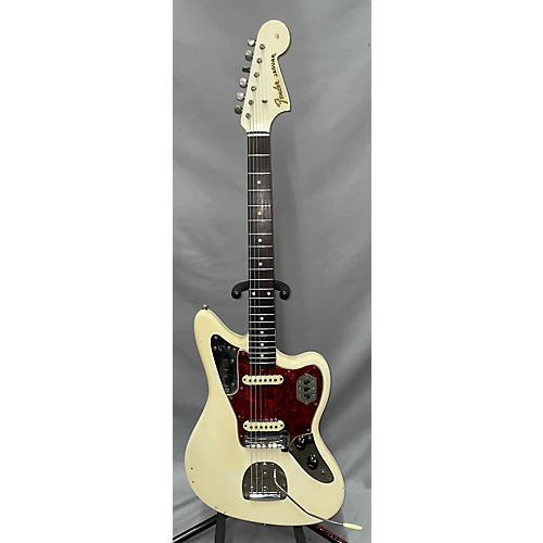 Fender Vintage 1962 Fender Jaguar Olympic White Solid Body Electric Guitar Olympic White