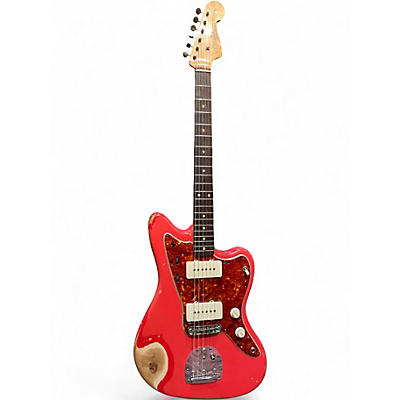 Vintage 1962 Fender Jazzmaster Fiesta Red Solid Body Electric Guitar