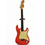 Vintage 1962 Fender Stratocaster  Fiesta Red Over Sunburst Solid Body Electric Guitar Fiesta Red Over Sunburst