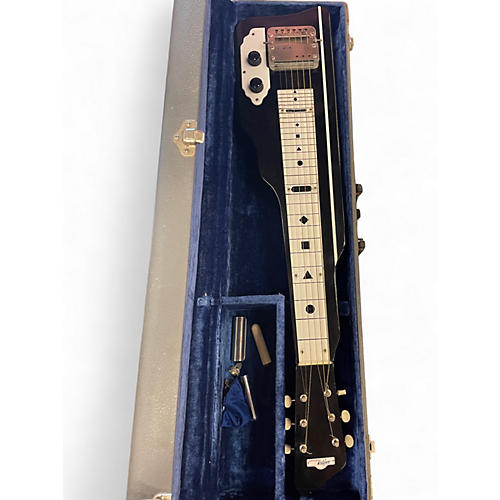 Vintage 1962 Gretsch Guitars ELECTROMATIC LAP STEEL Black Solid Body Electric Guitar Black