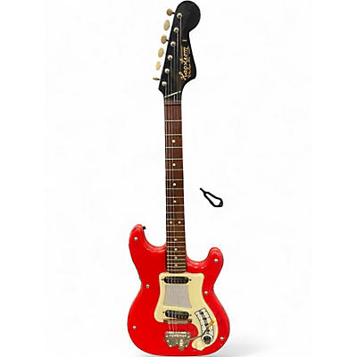Vintage 1962 Hagstrom I Kent Red Solid Body Electric Guitar