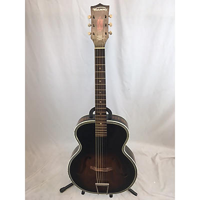 Harmony Vintage 1962 Harmony H1215 Archtone Sunburst Acoustic Guitar