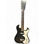 Vintage 1962 Silvertone 1448 Black Solid Body Electric Guitar Black