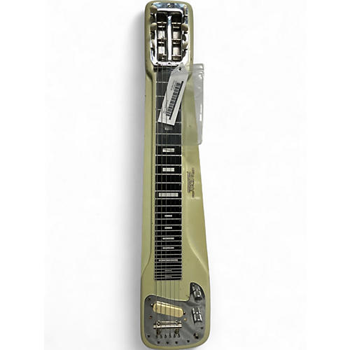 Vintage 1962 White Studio DELUXE 6 STRING LAP STEEL Classic White Lap Steel Classic White