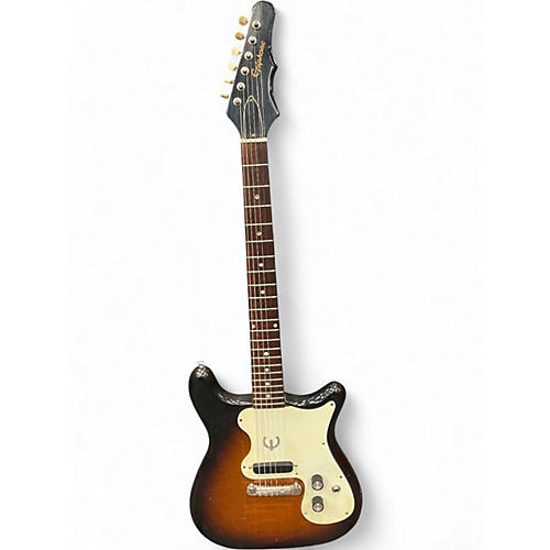Vintage 1963 Epiphone OLYMPIC SINGLE SUNBURST 2 Color Sunburst Solid Body Electric Guitar 2 Color Sunburst
