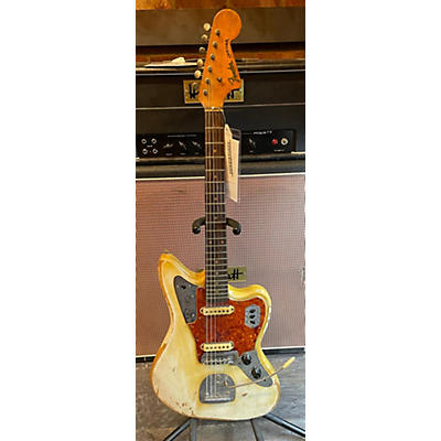 Fender Vintage 1963 Fender 1963 Jaguar Antique White Solid Body Electric Guitar