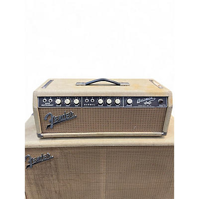 Vintage 1963 Fender Bassman 6G6B Tube Guitar Amp Head