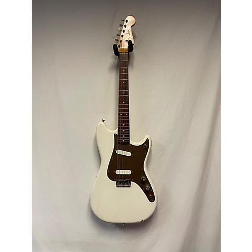 Vintage 1963 Fender Duo Sonic Olympic White Solid Body Electric Guitar Olympic White