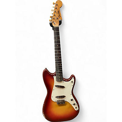 Vintage 1963 Fender Duo Sonic Sunburst Solid Body Electric Guitar
