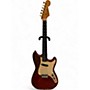 Vintage 1963 Fender Musicmaster Mahogany Body Cherry Solid Body Electric Guitar Cherry
