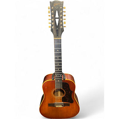Vintage 1963 Gibson B-45-12 Natural 12 String Acoustic Guitar