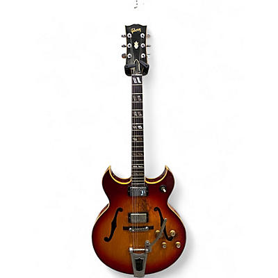 Vintage 1963 Gibson BARNEY KESSEL STANDARD Cherry Sunburst Hollow Body Electric Guitar