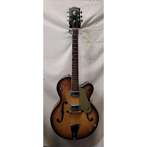 Gretsch Guitars Vintage 1963 Gretsch Guitars 6117 Sunburst Hollow Body Electric Guitar Sunburst