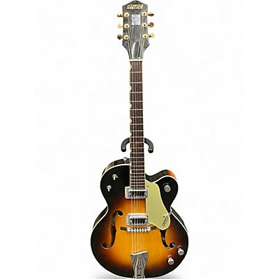 Vintage 1963 Gretsch Guitars Double Anniversary 6117 Sunburst Hollow Body Electric Guitar