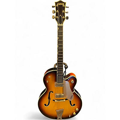 Vintage 1963 Gretsch Guitars G6193 Country Club 2 Color Sunburst Hollow Body Electric Guitar