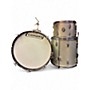 Vintage 1963 Ludwig 3 Piece Maple Classic Silver Sparkle Drum Kit Silver Sparkle