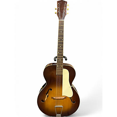 Vintage 1964 Airline P3 ARCHTOP Vintage Natural Acoustic Guitar