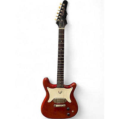Vintage 1964 Epiphone Coronet Cherry Solid Body Electric Guitar