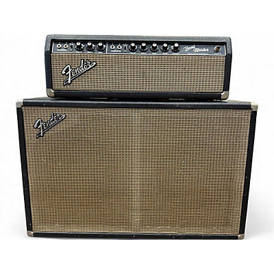 Vintage 1964 Fender Band Master Piggyback Tube Guitar Amp Head